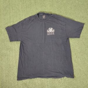 Stone Brewing Co Logo Promo Navy Blue T Shirt Sz XL